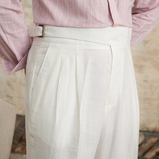 Pantalón Recto de Talle Alto en Tencel Algodón - Cómodo y Transpirable - Image 3