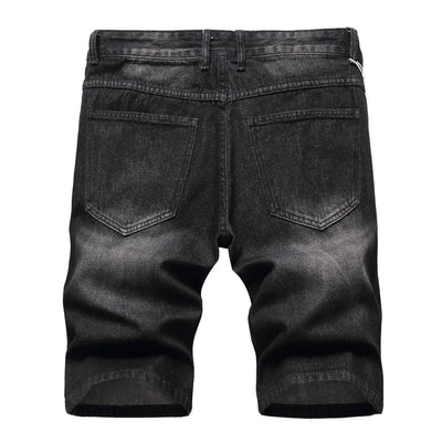 Shorts de Mezclilla Rotos Estilo Europeo y Americano para Hombre - Image 16