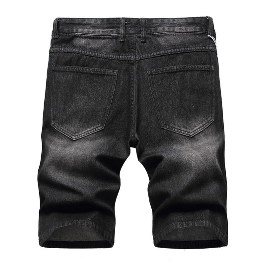 Shorts de Mezclilla Rotos Estilo Europeo y Americano para Hombre - Image 16