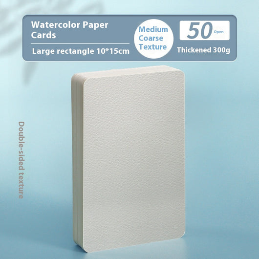 Tarjetas Postales de Papel Acuarela 300g Blanco - Image 10