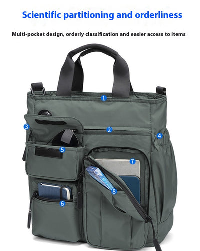 Bolso Ejecutivo para Hombre con Múltiples Compartimentos y Gran Capacidad - Image 18
