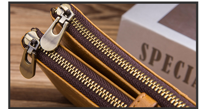 Cartera Larga de Cuero para Hombre con Múltiples Compartimentos Estilo Business - Image 17