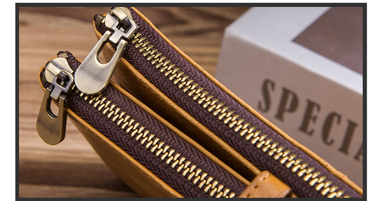 Cartera Larga de Cuero para Hombre con Múltiples Compartimentos Estilo Business - Image 17