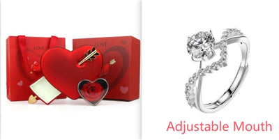 Caja de Joyería Doble Corazón en Plástico - Image 15