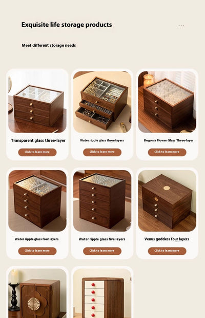 Caja de Joyería de Madera Estilo Chino - Organizador Elegante para Joyas - Image 14