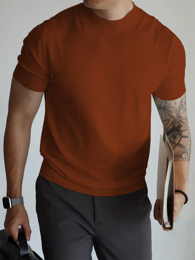 Playera de Trabajo Casual con Cuello Alto Refinado - Image 13