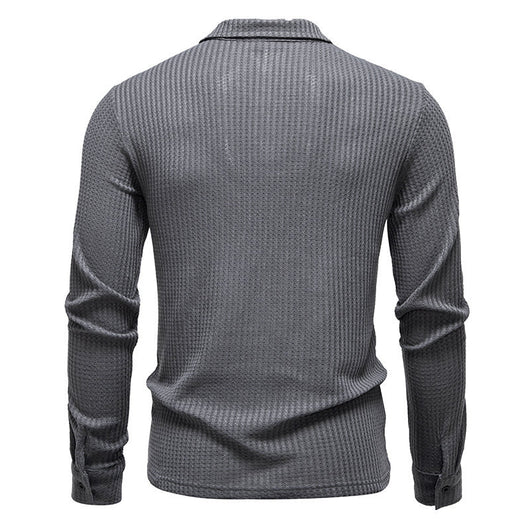 Camisa Manga Larga Cuadros Walf para Hombre con Solapa Clásica - Image 12