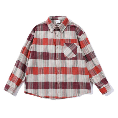 Camisa Retro Holgada de Manga Larga a Rayas - Image 6