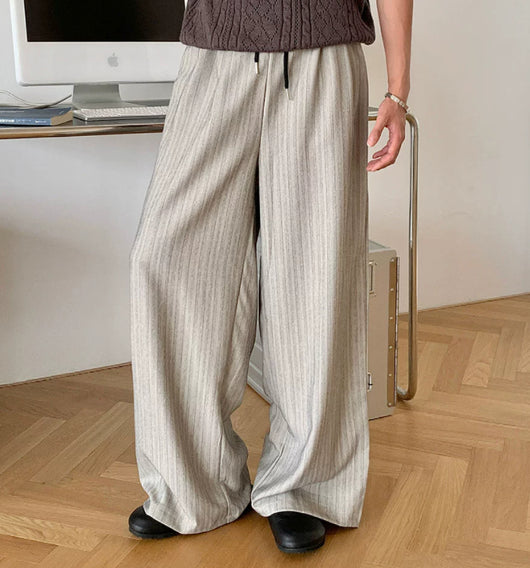 Pantalones Casuales a Rayas para Hombre - Image 8
