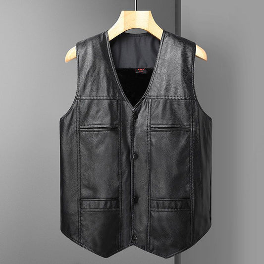 Chaleco de Invierno para Hombre con Forro Polar y Bolsillos