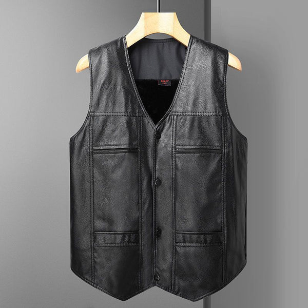 Chaleco de Invierno para Hombre con Forro Polar y Bolsillos