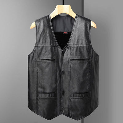 Chaleco de Invierno para Hombre con Forro Polar y Bolsillos