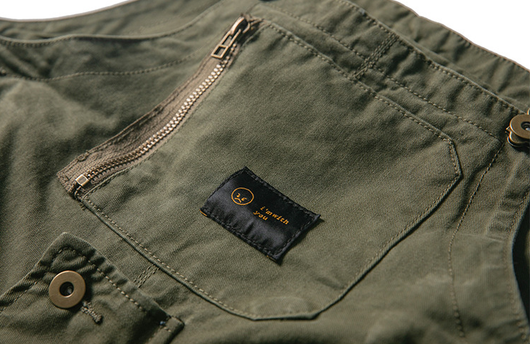 Pantalones Funcionales Retro Lavados de Color Sólido - Image 11