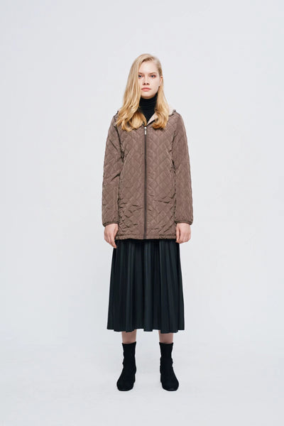 Chaqueta Puffer Acolchada Talla Grande con Forro Polar y Lana de Cordero - Image 21