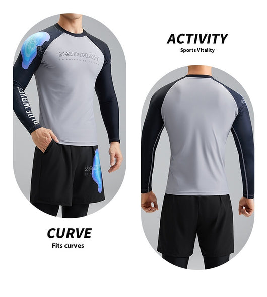 Bañador Deportivo para Hombre con Protección UPF y Diseño Split - Image 20