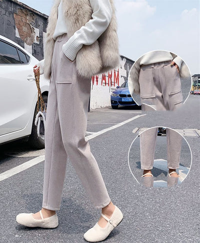 Pantalones Harem Rectos Delgados para Mujer - Image 6