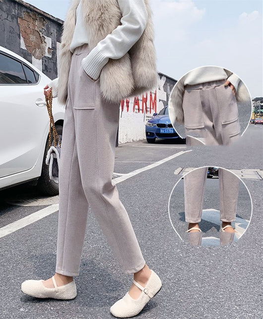 Pantalones Harem Rectos Delgados para Mujer - Image 6