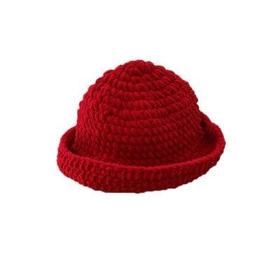 Gorro Tejido Grueso Artesanal Estilo Street para Mujer - Image 3
