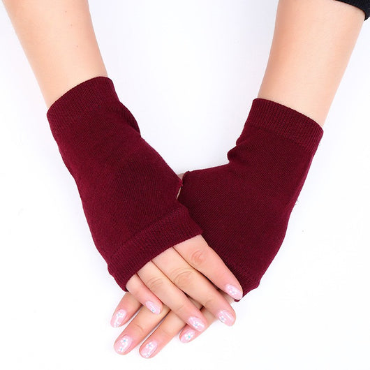 Guantes Cálidos Acolchados de Terciopelo con Diseño de Concha - Image 7