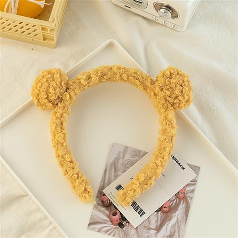Diadema Coreana de Peluches con Bolas de Pelo - Accesorio Cute Viral - Image 14