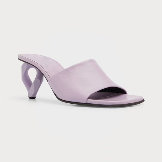 Sandalias Romanas de Tacón Alto Elegantes y Versátiles para Mujer