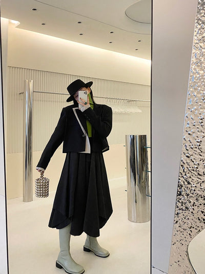 Falda Slim de Cintura Alta con Diseño Irregular - Image 21