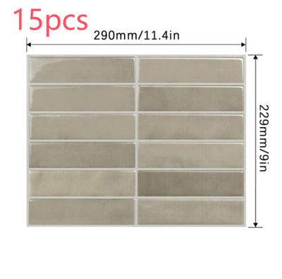 Adhesivo de Pared 3D Estéreo Resistente al Agua y Calor - Papel Tapiz Autoadhesivo para Cocina y Baño - Image 41