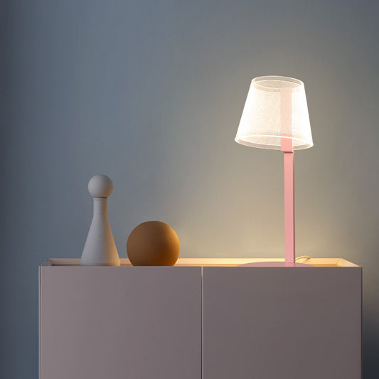 Lámpara de Escritorio LED con Diseño Creativo y Acrílico