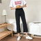 Black Jeans with Side Cuts - High-Waisted Fitted Ripped