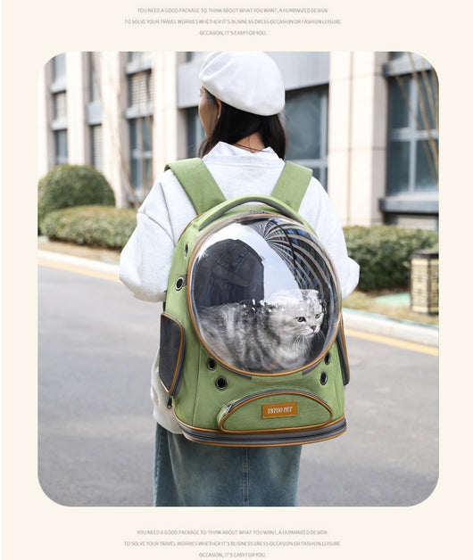 Mochila Transportadora Transparente de Gran Capacidad para Mascotas - Image 27