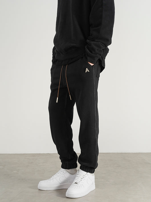 Pantalones Casuales de Algodón Grueso con Corte Holgado - Image 10