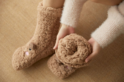 Calcetines Fuzzy Térmicos para Mujer - Pantuflas Cálidas de Microfibra Suave - Image 8