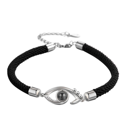 Pulsera de Pareja en Plata S925 con 100 Idiomas de Amor - Image 6