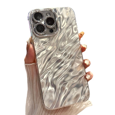 Funda Celular Efecto Agua con Brillo y Diseño Minimalista - Image 5