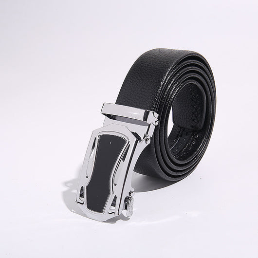 Cinturón Automático Ejecutivo Negro con Hebilla Deportiva - Image 24