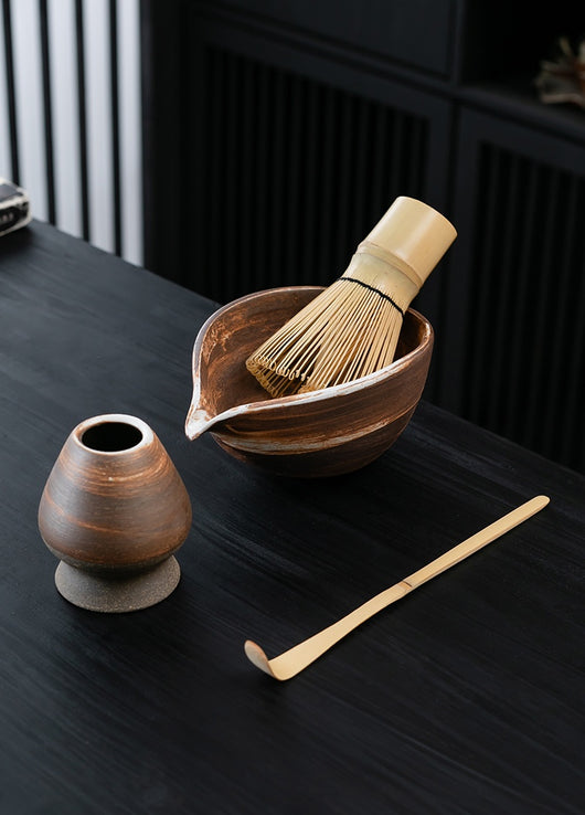 Juego de Matcha en Cerámica Rústica - Image 20