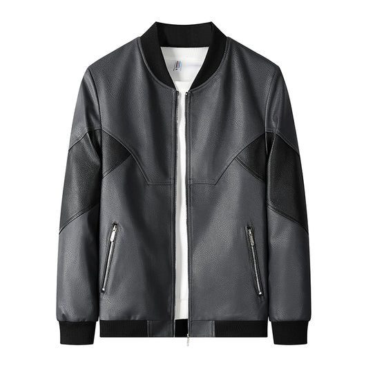 Chaqueta Otoñal Holgada para Hombre Talla Grande Estilo Papá - Image 13