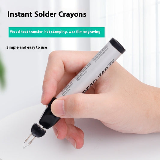 Lápiz de Soldadura Instantáneo en Cuero Artesanal
