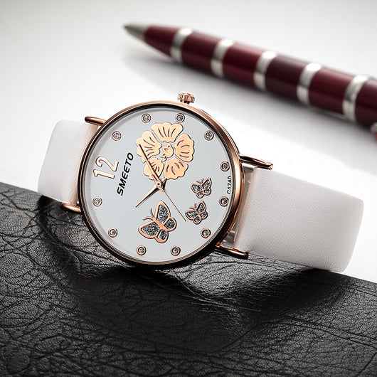 Reloj de Moda para Dama con Cinturón de Diamantes de Imitación Coreano - Image 4