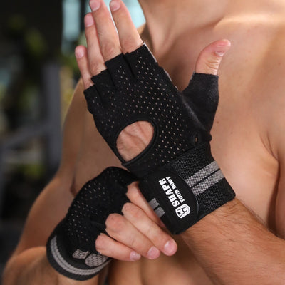 Guantes de Gimnasio para Levantamiento de Pesas Unisex Antideslizantes - Image 15