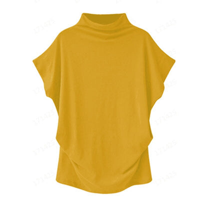 Blusa Cuello Alto con Mangas Murciélago - Image 11