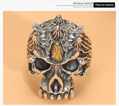 Anillo de Calavera Personalizado Abierto para Hombre - Image 10