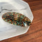 Dark Brown Green Glass