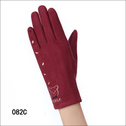 Guantes de Invierno Táctiles Impermeables de Ante - Image 20
