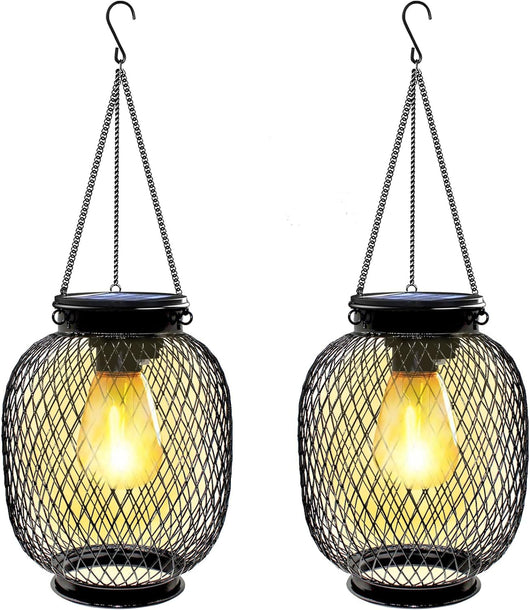 Lámpara Solar Colgante Minimalista para Jardín - Image 14