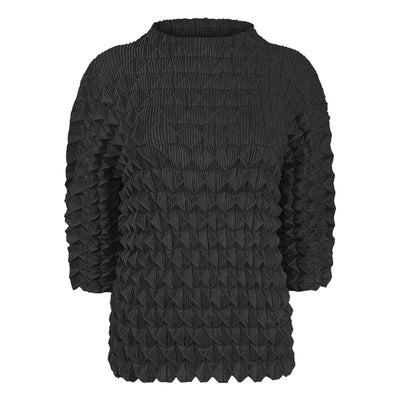 Blusa Plisada Artesanal para Mujer en Colores Sólidos - Image 3
