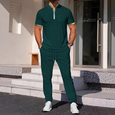 Conjunto Deportivo Casual con Combinación de Colores para Hombre - Image 6