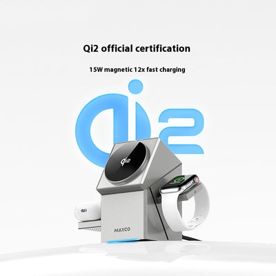 Cargador Inalámbrico Magnético Rotatorio con Protocolo Qi2 - Image 3
