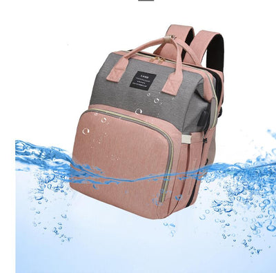 Mochila Maternal Multifuncional con Red Antimosquitos, Capacidad Grande y Cuna Plegable - Image 21
