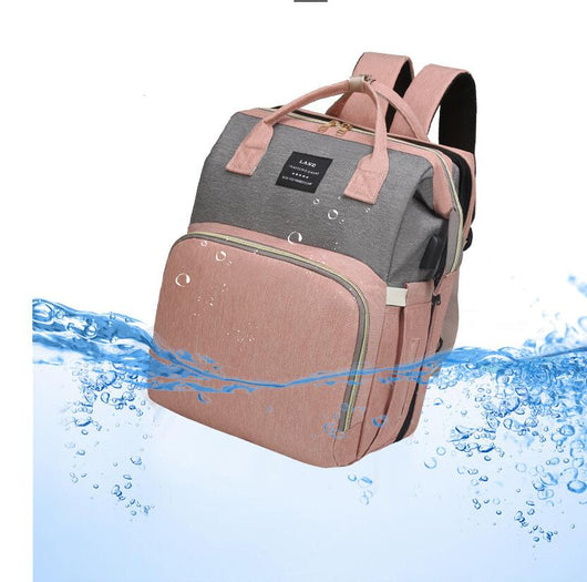 Mochila Maternal Multifuncional con Red Antimosquitos, Capacidad Grande y Cuna Plegable - Image 21
